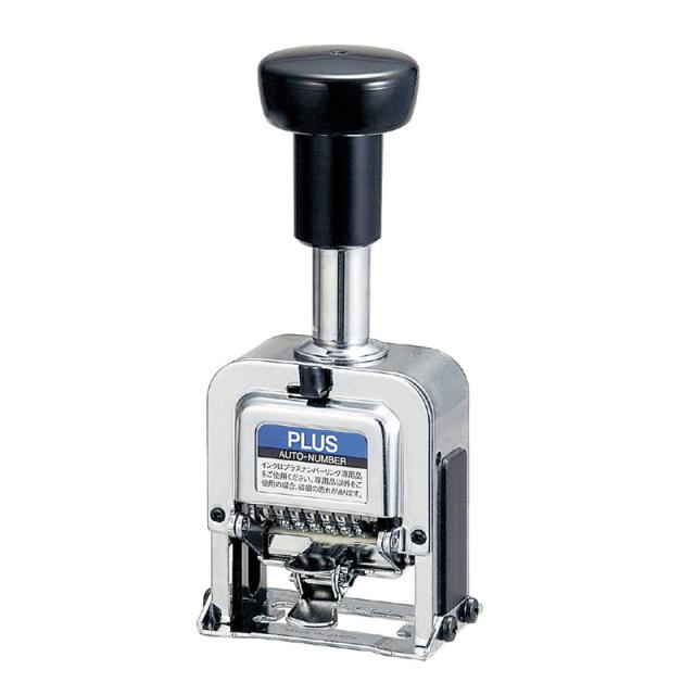 プラス(PLUS)ナンバーリング スタンプ 6桁 7様式 A型 A字体 IJ-067A(A)　30-481の通販は 8,369円