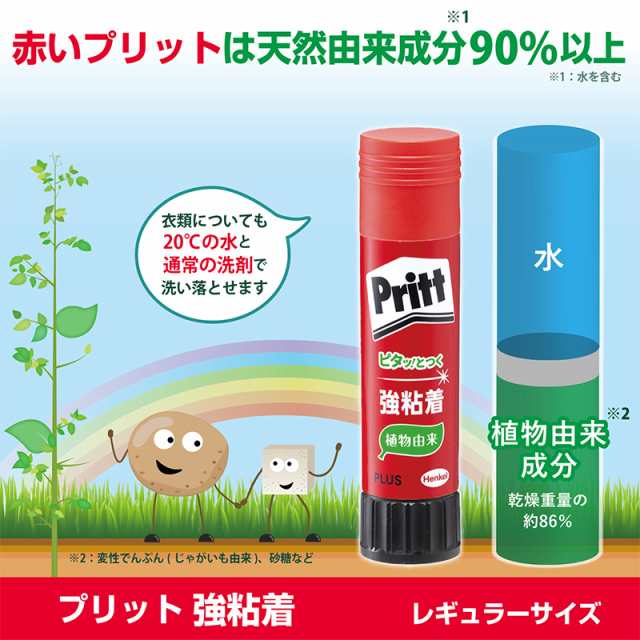 プラス(PLUS) スティックのり Pritt（プリット） レギュラー 10g NS-701-1P*20 20本セット 29-702*20の通販はau  PAY マーケット - オフィスランド