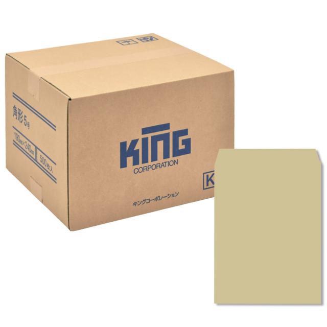 キングコーポレーション 角5RC−100％クラフト85センター500枚 010608の通販は