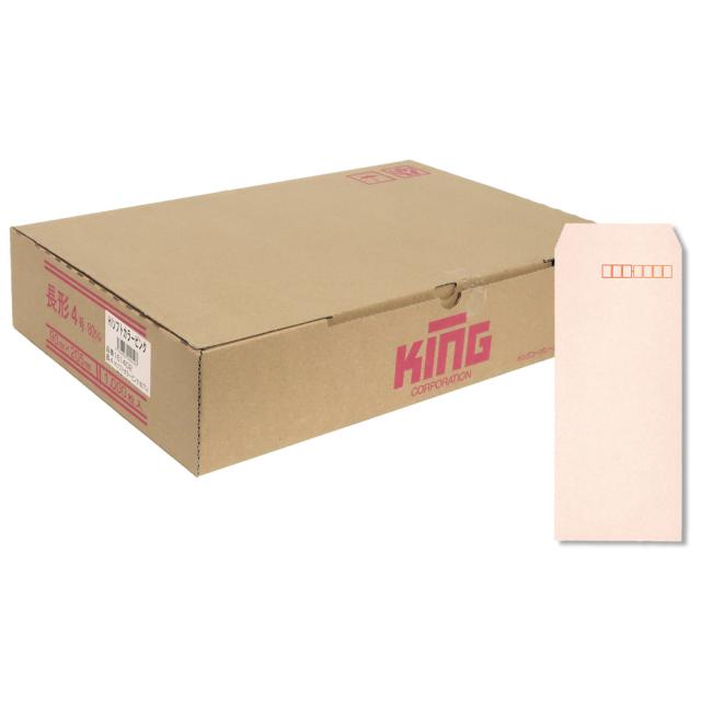 キングコーポレーション 長4HIソフトピンク80スミ1000枚 161402の通販は