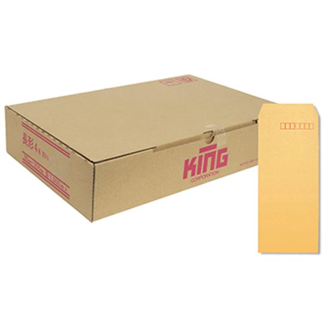 キングコーポレーション 長4HIソフトオレンジ80スミ1000枚 161412の通販は