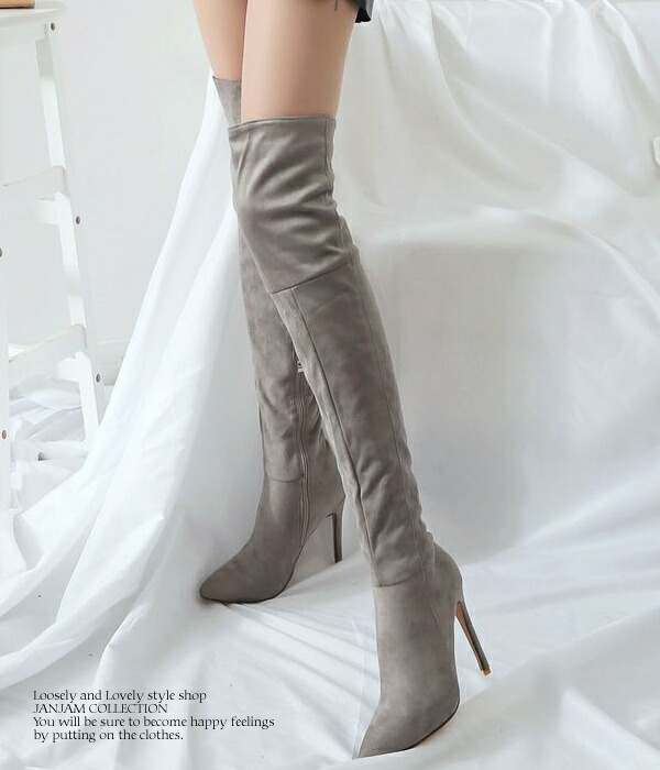 大きいサイズ レディース ニーハイブーツ 25 28cm サイハイブーツ ピンヒール 靴 ロングブーツの通販はau Pay マーケット 大きいサイズレディース通販janjam Au Pay マーケット店