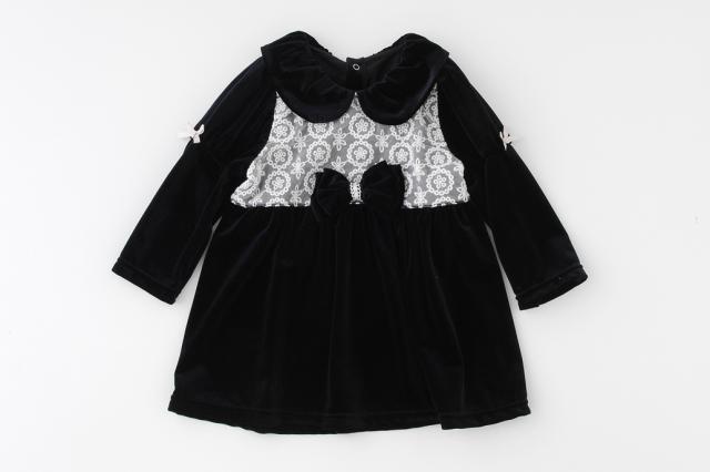 ベルベットワンピース 70cm 80cm 長袖 フォーマル 黒 卒園式 入園式 結婚式 子供服 女の子 Tino Tino ティノティノ カバーオール スウの通販はau Pay マーケット ママの隠れ家