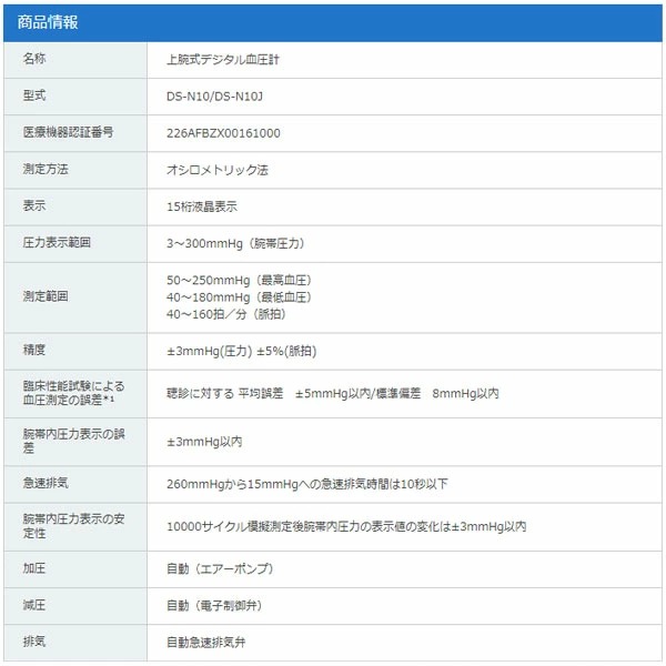 NISSEI 上腕式 デジタル血圧計 DS-N10 朝と夜の血圧を自動振り分けチェック 2人分のメモリー機能【健康チェック/介護/健康管理/血圧計/医療/電池式】【送料無料】