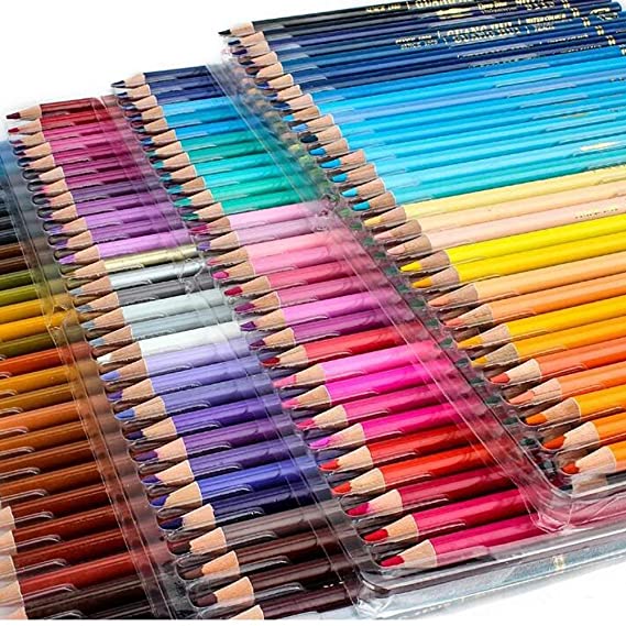 水溶性色鉛筆 150色セット 塗り絵 アート鉛筆 プレゼント用 絵の具 お絵描き 水に溶ける 子供と大人の塗り絵に適用 収納ケース付 の通販はau Pay マーケット Cocolostore