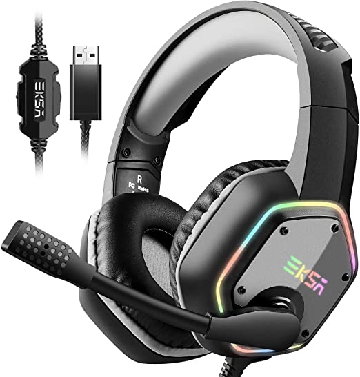 ゲーミングヘッドセット 7 1chサラウンドサウンドpc用ヘッドセット Us接続 高集音マイク付き Rgb ライト Pc Ps4 Mac Os対応 ゲームヘッの通販はau Pay マーケット Cocolostore