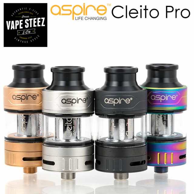 電子タバコ アトマイザー Tank Aspire Cleito Pro Tank 爆煙 クリート クレイト 24mmの通販はau Pay マーケット Vape Steez Au Pay マーケット店