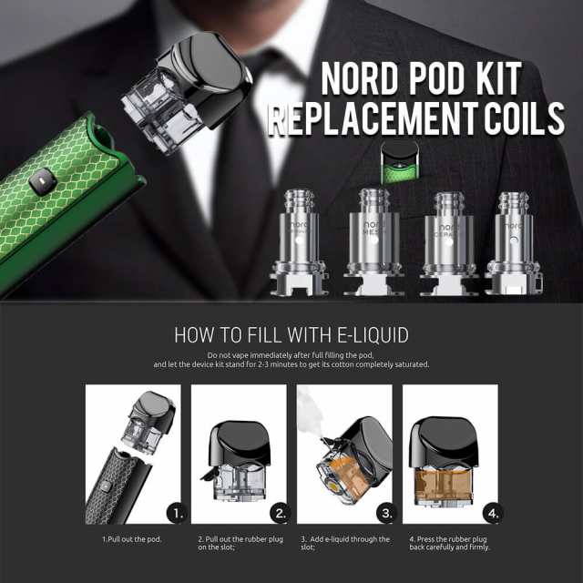 Smok Nord Pod 交換コイル 5個入 スモック ノード セラミックコイル レギュラーコイル 電子タバコ パーツ Mtlコイル Coil Vapeの通販はau Pay マーケット Vape Steez Au Pay マーケット店