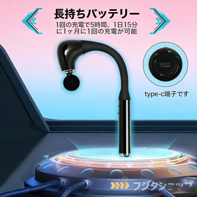 電動筋膜リリースガン 強力振動 肩・腰・背中集中ケア 静音設計 軽量コンパクト 父の日 母の日 クリスマスプレゼントに最適_5