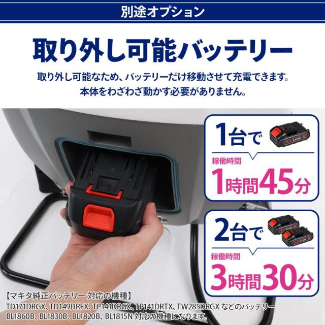 電動噴霧器 背負い式 15L大容量 充電式 コードレス マキタバッテリー互換 業務用 大型 除草剤・農薬散布 園芸 消毒用_14