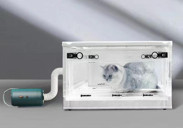折り畳み式 ペット乾燥ボックス ドライルーム 携帯便利 犬 猫 お風呂上がり ストレスフリー 収納楽々_3