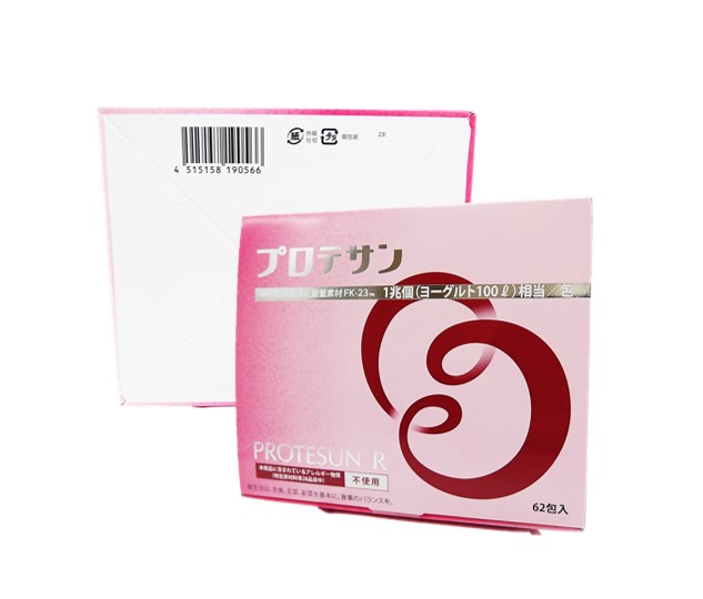 ニチニチ製薬 プロテサンR 62包入り 個包装 乳酸菌含有食品 腸活 おなか サプリメント ソフト顆粒 特許取得実績乳酸菌素材FK-23 送料無料_1