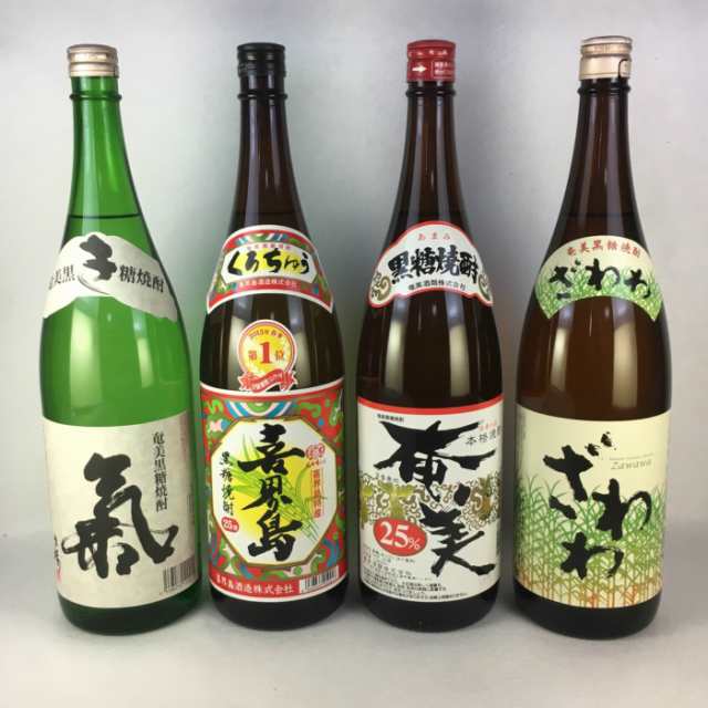 焼酎セット 送料無料 奄美 黒糖焼酎 25度 1800ml 飲み比べ 4本 セットの通販はau PAY マーケット 酒食材基地プラットダルジャン  au PAY マーケット－通販サイト