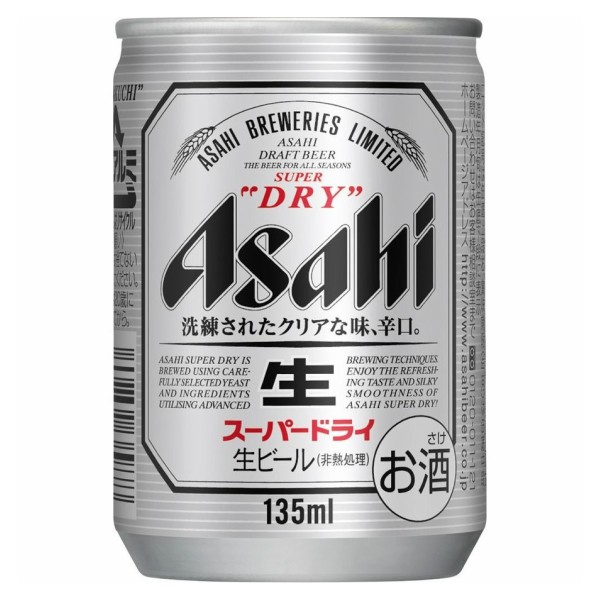アサヒ ビール スーパードライ 135ml 缶ビール 24本入 ポイント消化 ケース 2ケースまで1個口配送 の通販はau Pay マーケット 酒食材基地プラットダルジャン