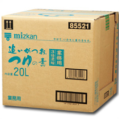 送料無料 ミツカン 追いがつおつゆの素20Lキュービーテナー×1本※コックはついていません