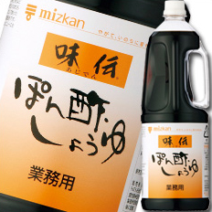 送料無料 ミツカン 味伝 ぽん酢しょうゆハンディペット1.8L×2ケース（全12本）