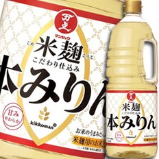 送料無料 マンジョウ 米麹こだわり仕込み本みりんハンディペット1.8L×2ケース（全12本）