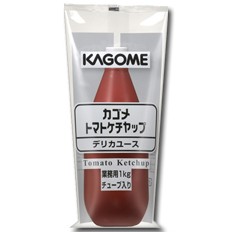 送料無料 カゴメ トマトケチャップ（デリカユース）1kgチューブ×1ケース（全12本）の通販は