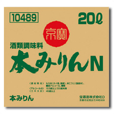 送料無料 宝酒造 「京寶」本みりんN バッグインボックス20L×1本