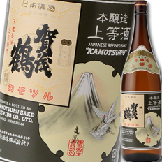 送料無料 広島県 賀茂鶴酒造 賀茂鶴 上等酒1.8L×1ケース（全6本）
