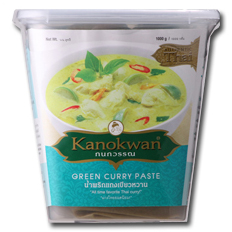 送料無料 ユウキ カノワン グリーンカレーペースト1kg×1ケース（全12本）