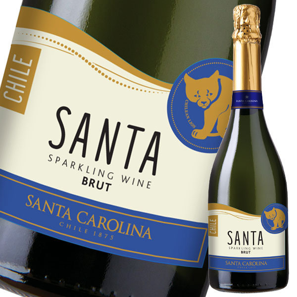 送料無料 サンタ バイ サンタ カロリーナ スパークリング ブリュット750ml瓶×2ケース（全24本）の通販は