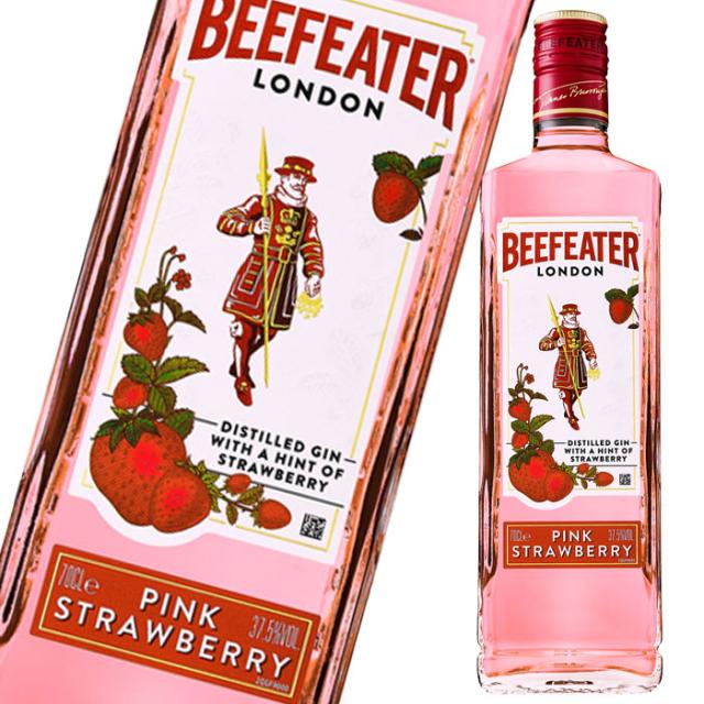 送料無料 ビーフィーター ピンクストロベリー700ml瓶×1ケース（全6本）