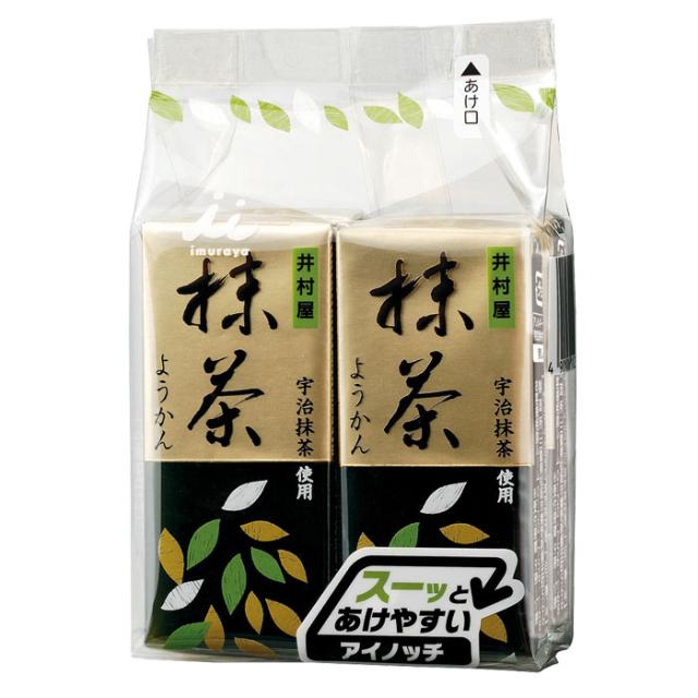 送料無料 井村屋 ミニようかん 抹茶（58g×4本入）×2ケース（全24本）