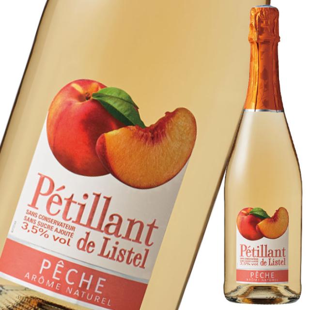 送料無料 ペティアン ド リステル（ピーチ）750ml瓶×1ケース（全6本） agesugi_sgu 8,448円