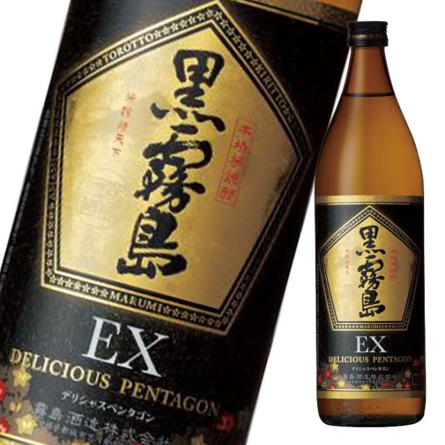送料無料 霧島酒造 25度黒霧島EX900ml瓶×1ケース(全12本)