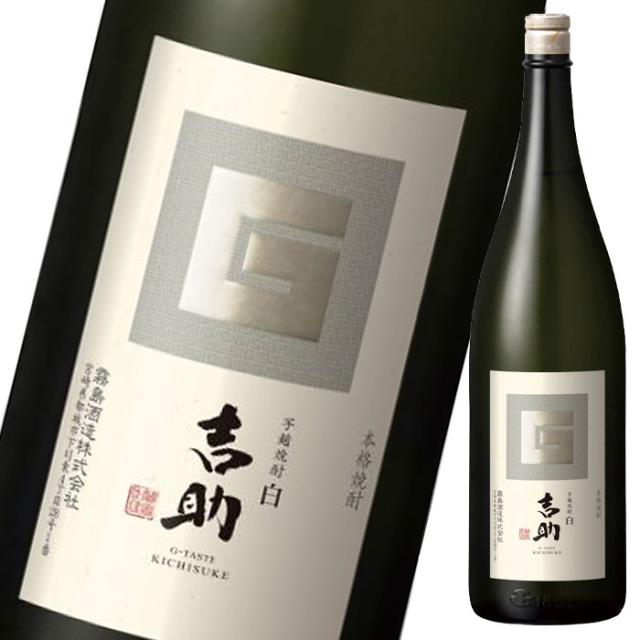 送料無料 霧島酒造 25度吉助（白）1.8L瓶×2ケース（全12本）