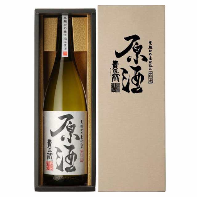 送料無料 本坊酒造 37度原酒貴匠蔵（化粧箱入）1.8L瓶×2ケース（全12本）