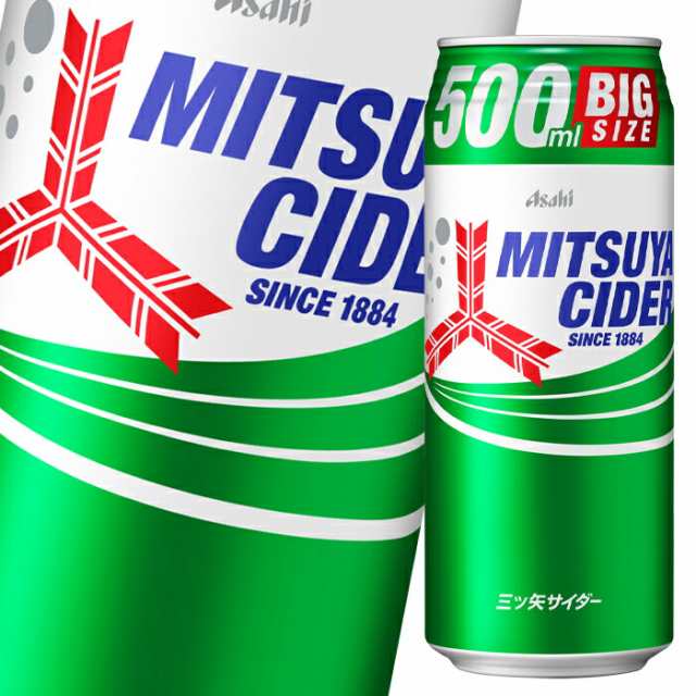 送料無料 アサヒ 三ツ矢サイダー500ml缶×2ケース（全48本） agesugi_sguの通販は 5,308円