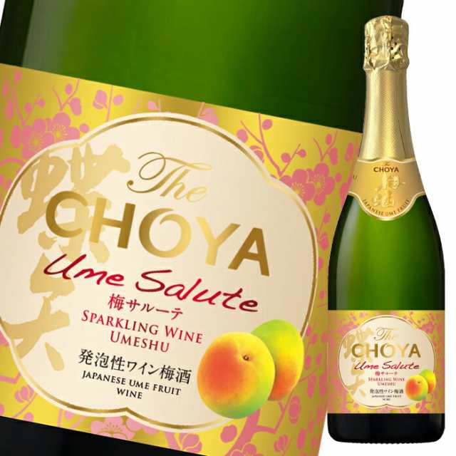 送料無料 チョーヤ 梅酒 The CHOYA 梅サルーテ750ml瓶×2ケース（全12本）