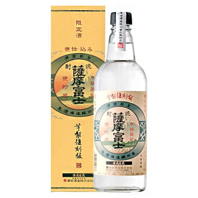送料無料 濱田酒造 25度 薩摩富士 復刻版720ml瓶×1ケース（全6本）