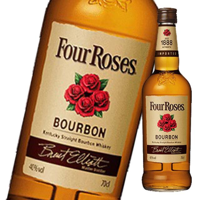 送料無料 キリン 40％ フォアローゼズ 700ml×2ケース（全24本）