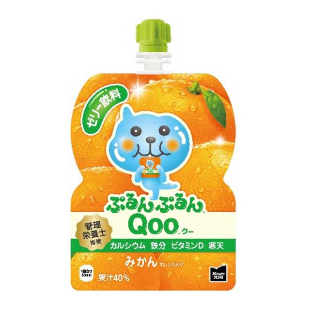 送料無料 コカ コーラ ミニッツメイド ぷるんぷるんQoo みかん125gパウチ×2ケース（全60本） agesugi_sguの通販は