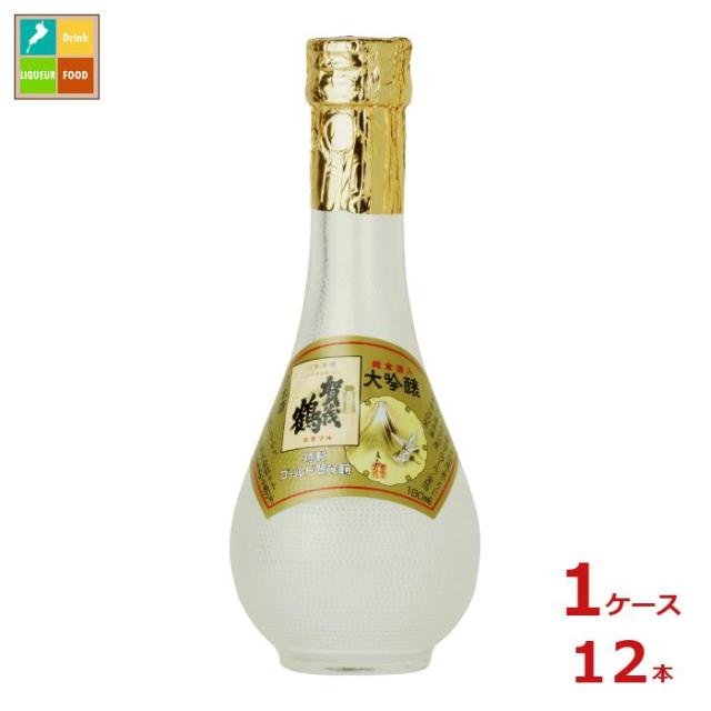 送料無料 賀茂鶴 ゴールド賀茂鶴 丸瓶180ml瓶×1ケース（全12本）