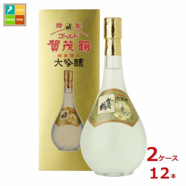 送料無料 賀茂鶴 ゴールド賀茂鶴 GK-B1 720ml瓶×2ケース（全12本）