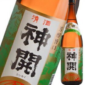送料無料 滋賀県 藤本酒造 神開 上撰1.8L×2本セット