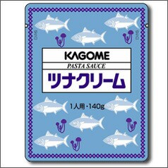 送料無料 カゴメ パスタソースツナクリーム140g×1ケース（全60本）