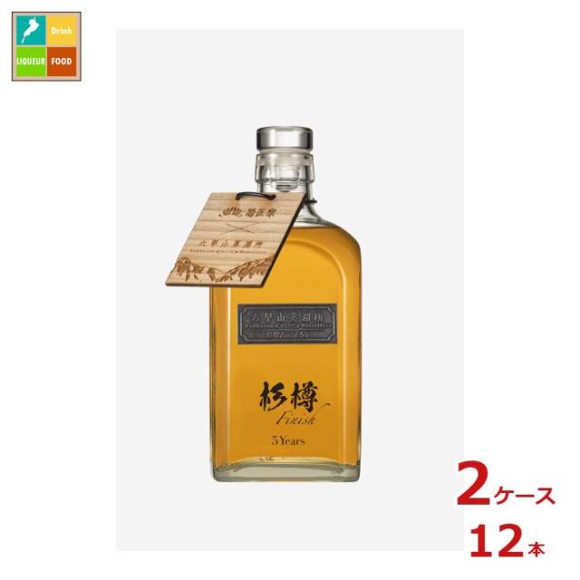 送料無料 六甲山蒸留所 ピュアモルトウイスキー 5年 杉樽フィニッシュ 5年 58度500ml瓶×2ケース（全12本）
