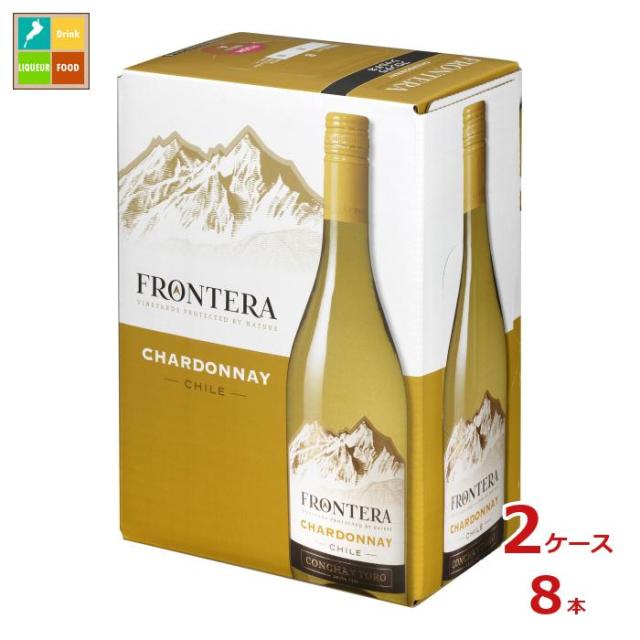 送料無料 メルシャン フロンテラ ワインフレッシュサーバー シャルドネ3L紙パック×2ケース（全8本）