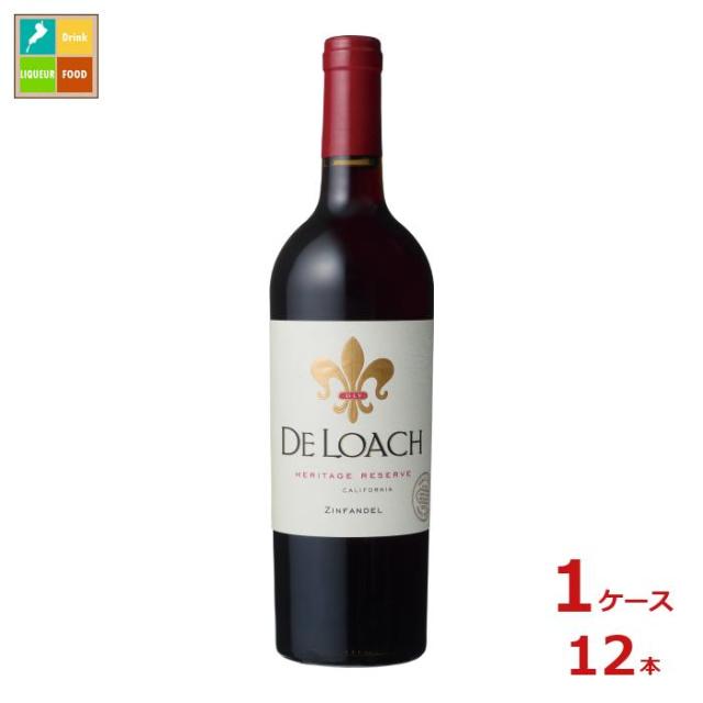 送料無料 デ ローチ ジンファンデル 赤 2020 750ml瓶×1ケース（全12本）