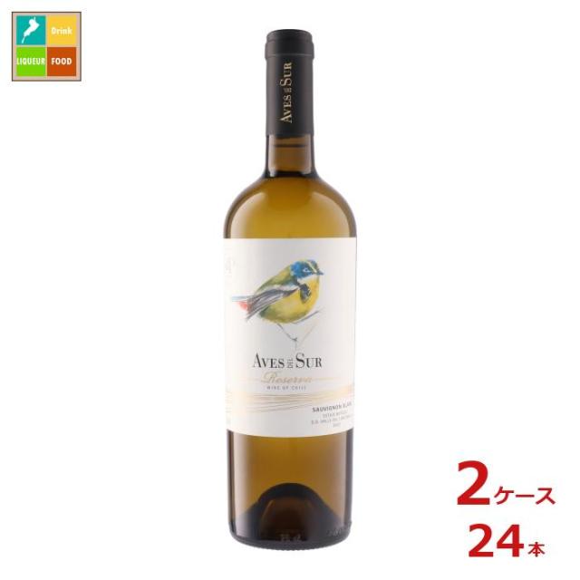 送料無料 デル スール ソーヴィニヨン ブラン レセルバ750ml瓶×2ケース（全24本）