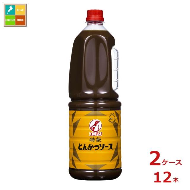 送料無料 ユニオンソース 特級とんかつソース1.8L×2ケース（全12本）