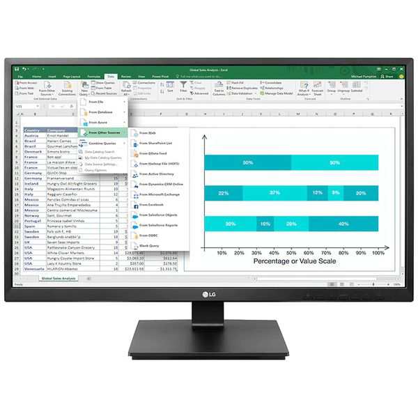 液晶モニター (5年保証モデル)LG 23.8型 ワイド フルHD (1920×1080) IPS パネル ノングレア ディスプレイ ( 24BK550Y-B-SB ) モニター 75Hz 新品 インチ (代金引換/時間指定不可)の通販は