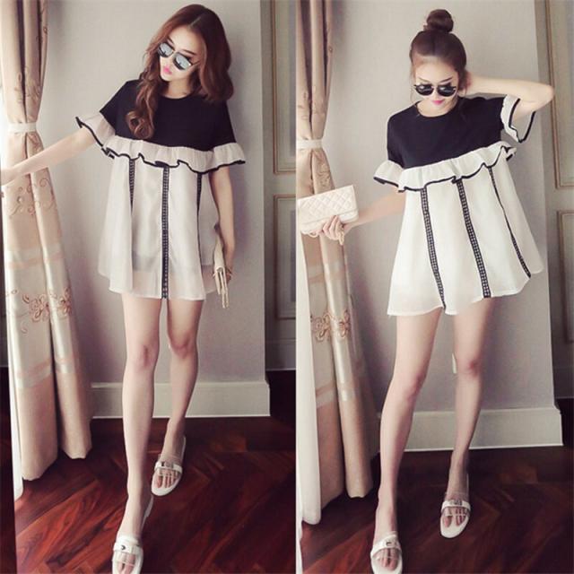 ワンピース レディース 春 夏 秋 キュート エレガント 大人 ガーリー フリル ミニ チュニック フェミニンの通販はau Pay マーケット Adono アドゥーノ