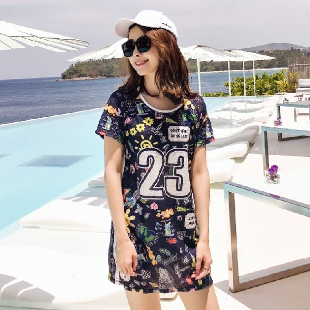 水着 レディース ビキニ 三点セット ビキニワンピ タンキニ パンツ ロゴ 英語 スポーティ 大人可愛い お洒落 海 ビーチの通販はau Pay マーケット Adono アドゥーノ