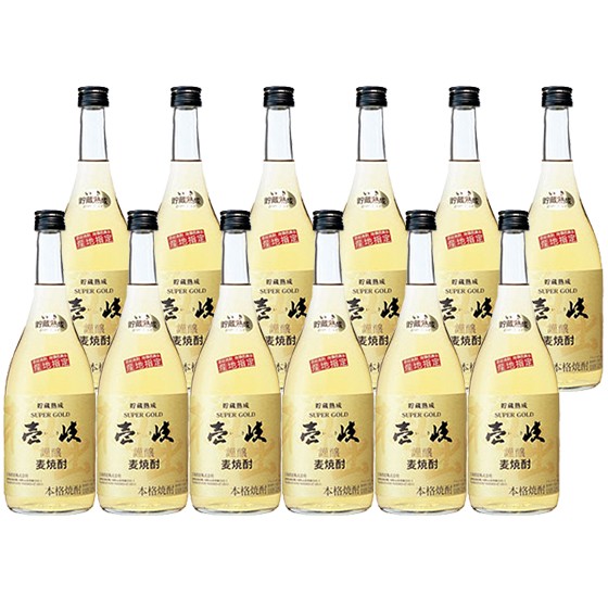 送料無料一部地域を除く　22゜壱岐スーパーゴールド 720ml １２本セット